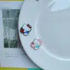 Desenho Fofo Morango Gatinho Gato Patch DIY Grampo de Cabelo Adorno de Cabeça Buraco Sapato Flor de Sapato Capa de Celular Material Atacado