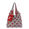 Bolso de axila de lunares dulce y atrevido para mujer, bolso de hombro casual de moda de gran capacidad, bolso de mano tipo tote de nailon versátil para mujer