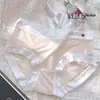 Ropa Interior Femenina de Seda Helada Antibacteriana 7A de Cintura Media, Calzones Finos y Frescos, Control de Abdomen Femenino, Ropa Interior Antibacteriana de Cintura Media para Niñas