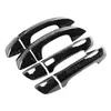 Adecuado para Volkswagen Golf 6 cubierta protectora de manija de puerta moldura decorativa kit de carrocería pequeño modificación de coche fibra de carbono