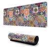 Alfombrilla de ratón estilo europeo transfronteriza, estilo étnico simple, mandala retro, borde engrosado con bloqueo de borde, alfombrilla para escritorio de teclado de computadora de oficina