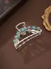Aleación de Zinc Retro Plata Turquesa Mediano Accesorios para el Cabello para la Parte Posterior de la Cabeza de Mujer para Fiesta Formal Regalos de Vacaciones