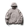 Vestido de verão do sul 2024 outono novo japonês costura dividida anel de metal jaqueta com capuz casual jaqueta solta para homens