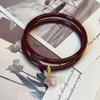 Pulseira Fina de Vidro Jingle de Celebridade da Internet para Mulheres, Estilo Antigo, Um Passo, Fabricante Atacadista de Pulseira Jingle de Flor de Cerejeira Rosa
