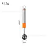 Excavador de Bolas de Fruta Cuchillo para Tallar Fruta Acero Inoxidable Cuchara Excavadora de Bolas Excavador de Bolas de Fruta Excavador de Bolas de Carne Excavador de Bolas de Sandía