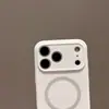 Nueva Funda Magnética de Silicona Líquida Adecuada para Apple 18 Pro Max, Funda Protectora para iPhone 17 de Cobertura Total con Tacto de Piel