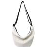 Bolsa Leve de Grande Capacidade Estilo Coreano, Casual e Versátil, Resistente ao Desgaste, Bolsa de Ombro Elegante em Tecido, Bolsa Transversal para o Dia a Dia, Bolsa de Tecido de Nylon
