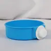 Tigela de Pet de Fábrica atacado cor de doce aço inoxidável pendurada para cachorro fixa separada Tigela de Pet