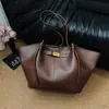 Bolsa Tote Transfronteiriça Leve de Grande Capacidade Tendência para o Dia a Dia Temperamento Simples Elegante Bolsa Asa Bolsa de Ombro Único Casual para Sob o Braço