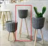 Suporte de Flores Simples para Sala de Estar, Suporte de Flores de Chão para Varanda, Suporte Alto para Plantas Verdes, Prateleira de Armazenamento, Suporte de Flores de Chão para Uso Doméstico, De Madeira