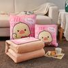 Almohada Edredón Multifuncional Felpa Estampada Engrosada Logotipo Personalizado Texto Slogan Publicitario Edredón Dos en Uno