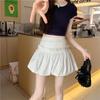 Falda de Capullo con Costuras Onduladas para Mujer Nueva Bolsa de Cadera Verano Dulce Combinable Ajustada Falda Corta