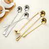 Cuchara de Acero Inoxidable 304 para Tarro Profundo Cuchara Pequeña Cuchara de Aceite de Cocina Restaurante de Hot Pot Cuchara para Condimentos Cuchara para Miel