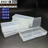 [Caja de Plástico Transparente del Fabricante] Caja Vacía Rectangular de PP Caja de Embalaje para Pinceles Infantiles Borradores Caja de Almacenamiento de Piezas
