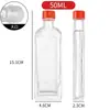 Aceite de cártamo frasco de vidrio botella de aceite medicinal boca grande y pequeña botella de aceite esencial botella de aceite activo botella de aceite esencial para moretones y daños botella sellada