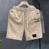 Pantalones Cortos de Marca de Moda de Verano para Hombre, Nuevos Pantalones de Cinco Puntos de Estilo Chino, Casuales Sueltos, Pantalones Medios 2025 Nuevos Pantalones Guofeng para Hombre