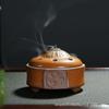 Quemador de Incienso Cerámico para Sala de Estar y Dormitorio del Hogar Quemador Antiguo de Sándalo para Interiores Taza de Agarwood Ajenjo Salón Budista para Budista Quemador de Incienso para Ceremonia de Té