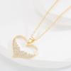 Colgante geométrico de ojo malvado transfronterizo para mujer, chapado en oro y cobre, con diamantes, joyería a juego, elegante collar geométrico.