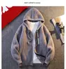 Sudadera Cardigan Directo de Fábrica Estilo Perezoso 2026 Suéter Cardigan Tejido Ropa de Abrigo Estilo Otoño Invierno para Hombre Adolescente Estudiante