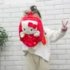 Mochila Escolar Linda de Dibujos Animados para Niños Jardín de Infancia Clase Pequeña Mochila para Bebé Muñeco Gato Kt Mochila para Niños de 1 a 3 Años