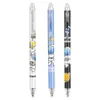 Bolígrafo de Gel Borrable Térmico 0.5mm Astronauta Bolígrafo Borrable Fácil de Borrar Bolígrafo de Presión para Estudiantes de Primaria y Secundaria