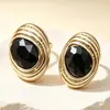 Pendientes de Nuevo Estilo para Mujer, Pendientes Ovalados Elegantes y de Moda, Exclusivamente para Ventas Transfronterizas, Lujo Ligero y Sensación de Alta Gama