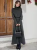 Ropa de Mujer Transfronteriza 2026 Comercio Exterior Estilo Perezoso Cuello Redondo Tejido Suéter Pulóver + Falda + Bufanda Conjunto Mujer