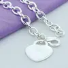 Pulseira Charm Coração com Fecho de Camarão Estiloso em Prata 925 Banhada a Cobre para Joias de Comércio Exterior Temu Xiyin Tk Venda Quente