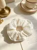 Elásticos de Cabelo Trançados Florais, Scrunchies Estilo Coreano com Acabamento em Renda, Elásticos de Alta Elasticidade, Fornecimento Atacado, Direto do Fabricante