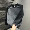 Moda Popular Japonesa Perezosa Ins Camiseta de Manga Larga Estilo Harajuku Nuevo Minimalista Versátil de Moda