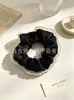 Goma para el pelo de encaje floral sencilla, tela de goma elegante, artículos para vendedores ambulantes, venta directa del fabricante