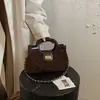 Bolso Pequeño de Lujo Retro con Diseño de Rejilla de Diamantes para Mujer Otoño 2026 Bolso Elegante de Moda con Diseño de Cadena para Hombro y Cruzado