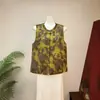 Zhi Li Novo Colete Jacquard Estilo Chinês com Padrão Oculto, Nobre, Elegante, Generoso, Outono 2026 Novo Capuz Solto para Mulheres