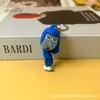 Chaveiro de Boneca Animação Desenho Animado Força Secreta da Mente Pingente para Mochila Caixa Surpresa Chaveiro Tridimensional de Borracha Macia Pequeno Presente