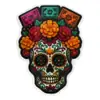 Diapositivas de zapato de goma suave con impresión UV del Día de Muertos Mexicano, accesorios de hebilla decorativa DIY para zapatos tipo zueco con calaveras, en stock