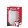 Bolsa de Mano para Ventana de Navidad Bolsa para Empacar Regalos de Navidad Nueva Ventana Transparente Creativa Bolsa de Regalo de Manzana para Nochebuena