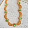 "Procurando Sombra Clara" estilo vintage medieval corte francês estilo Hepburn renda cheia de zircônia colar brincos