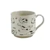 Taza de Cerámica Rústica Retro Estilo Japonés Taza Creativa de Lado Recto para Latte Art Café Taza para Beber en Casa Taza de Desayuno Taza de Agua de Oficina
