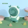 Nuevo ventilador de mano de dibujos animados portátil para exteriores con carga ventilador pequeño para estudiantes niños ventilador eléctrico venta al por mayor de fábrica