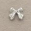 Acessórios de Unha em Liga de Cromo Borboleta Prata Mini Vazada Pequena Borboleta Strass Usável Decorações de Unha com Strass
