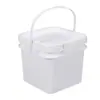 Cubo de Plástico Cuadrado de 2L Cubo de Congelación-Secado PP Cubo para Pastilla de Detergente para Ropa Cubo de Grado Alimenticio para Secado de Frutos Secos y Frutas Cubo para Cebo de Pesca de 2 Litros