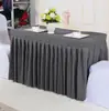 Toalhas de Mesa para Banquetes de Exposição Atacado de Fábrica, Toalhas de Mesa Lisas, Toalhas de Mesa para Conferência, Capas de Mesa em Estoque, Saias de Mesa Atacado