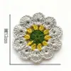 Posavasos de Ramo de Rosas Hecho a Mano Terminado Crochet de Lana Cambio de Taza Ramo de Mano Regalo Creativo Posavasos de Flor Tejida