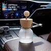 Aromatizador de Carro Frasco de Óleo Essencial Frasco Vazio Difusor de Perfume para Saída de Ar do Carro Frasco Colorido de Vidro Fosco Fabricante Atacado