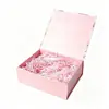 Caja de regalo plegable de una sola pieza, caja de regalo floral de alta gama con tapa abatible magnética, caja vacía para embalaje de regalo de recuerdo, en stock transfronterizo