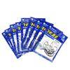 Producción de moscas Egret al por mayor 9003 anzuelo de manivela de punta delantera Luya pesca con mosca Texas Carlo grupo de pesca anzuelo de manivela anzuelo simple