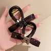 Pinza para el pelo con lazo de cachorro vintage para mujer, modelo nuevo de alta gama 2026, pinza de tiburón para la parte de atrás de la cabeza, adecuada para cabello grueso, accesorio para el cabello