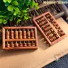 Ábaco pequeño auténtico de Hainan Huanghuali, artesanía de mano, artesanía de madera portátil, regalo de palo de rosa al por mayor