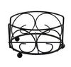Cerâmica montanha-russa rack de armazenamento rack de ferro 6 peças rack bandeja rack ferro Cork Pad rack set fábrica atacado
