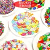 Materiais DIY Feitos à Mão Acessórios Coloridos de Lantejoulas Contas Lantejoulas Peroladas Diamantes de Vidro Coloridos de Formato Especial